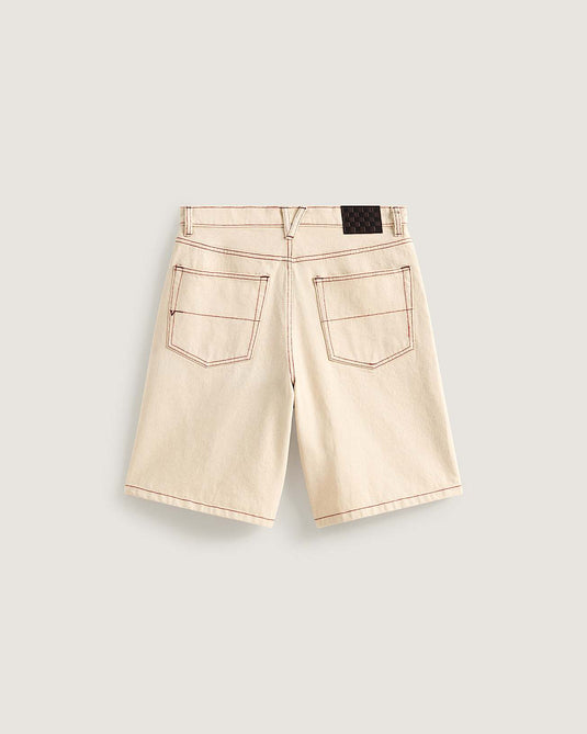 Vans Men's Check-5 Baggy Denim Shorts Natural Seed VN000C9VGCF