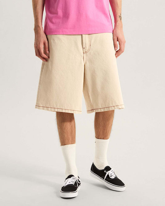 Vans Men's Check-5 Baggy Denim Shorts Natural Seed VN000C9VGCF