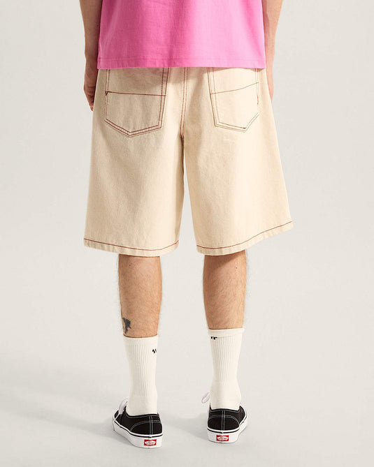 Vans Men's Check-5 Baggy Denim Shorts Natural Seed VN000C9VGCF