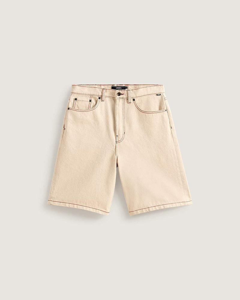 Load image into Gallery viewer, Vans Men's Check-5 Baggy Denim Shorts Natural Seed VN000C9VGCF

