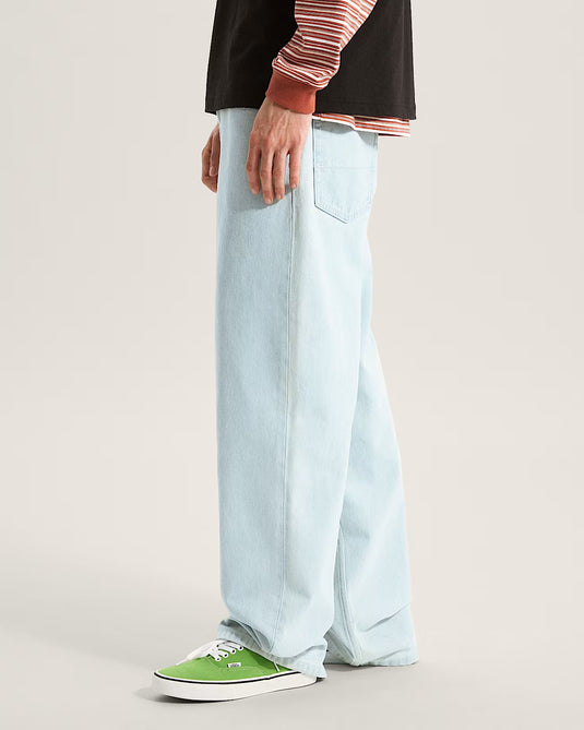 Vans Unisex Check-5 Loose Denim Pants Blue Ice VN000PH6CYR