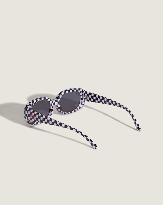 Vans Unisex Checkerboard Wheeling Sunglasses Black VN000T0DY28