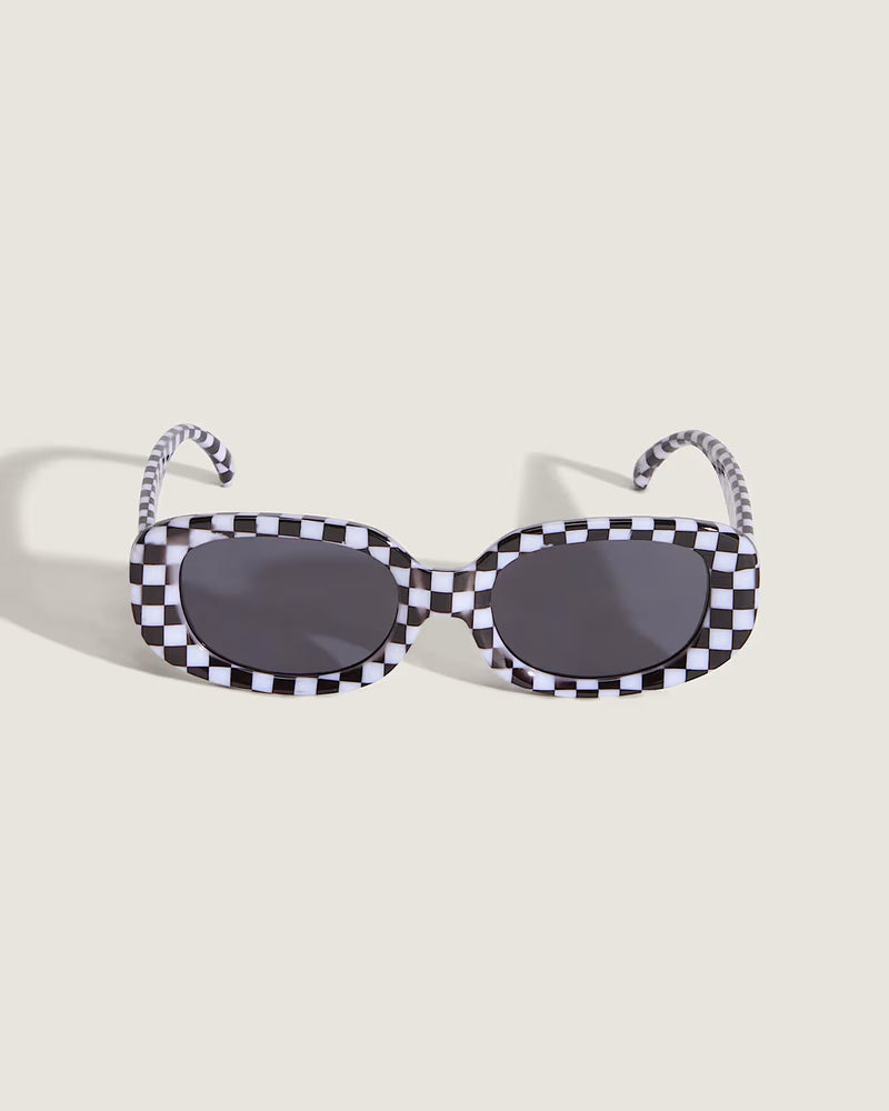 Load image into Gallery viewer, Vans Unisex Checkerboard Wheeling Sunglasses Black VN000T0DY28
