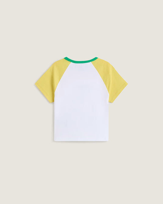 Vans Women's Clare Baby T-Shirt Yellow VN000TBSFSH