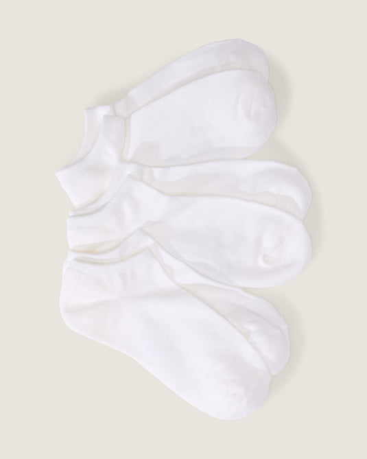 Vans Unisex Classic Kick Socks (3 Pack) White VN000QBYWHT