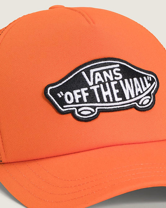 Vans Unisex Classic Patch Trucker Hat Flame Red VN00066XFLM