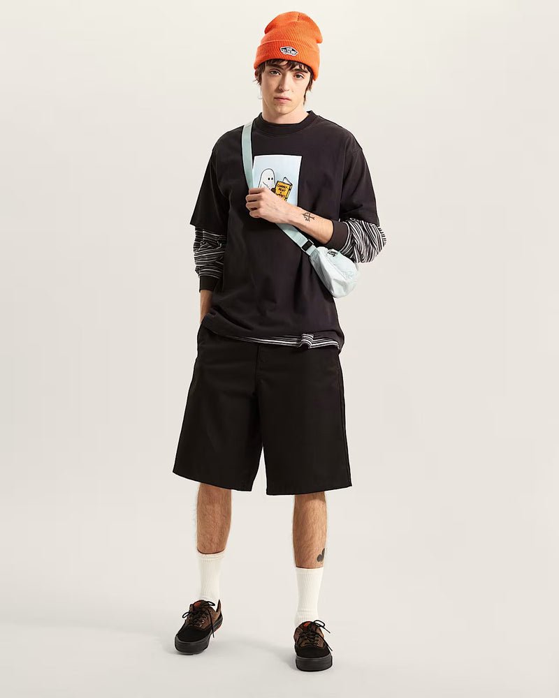 Load image into Gallery viewer, Vans Men's Commitment 4 Dummies Loose T-Shirt Black VN000VY5BLK
