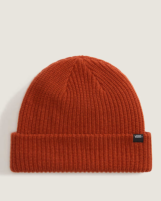 Vans Unisex Core Basic Cuff Beanie Burnt Orange VN000QB4Y7X