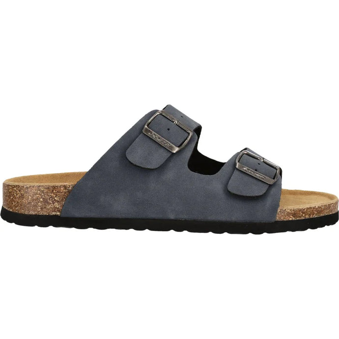 Cruz Unisex Cosimo Leather Cork Sandal Vintage Indigo CR252323-2040