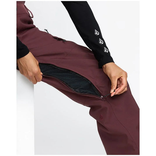 Volcom Women's Creston 3D Stretch Bib Overall Snow Pants OXB H1252601-OXB