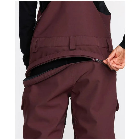 Volcom Women's Creston 3D Stretch Bib Overall Snow Pants OXB H1252601-OXB