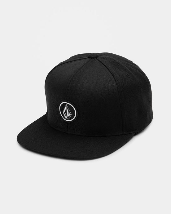 Volcom Men's Quarter Twill Cap Black D5512322_BLK