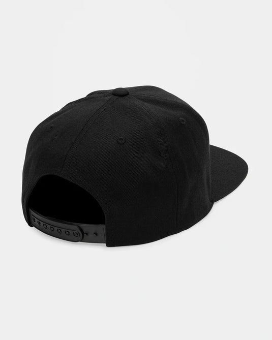 Volcom Men's Quarter Twill Cap Black D5512322_BLK