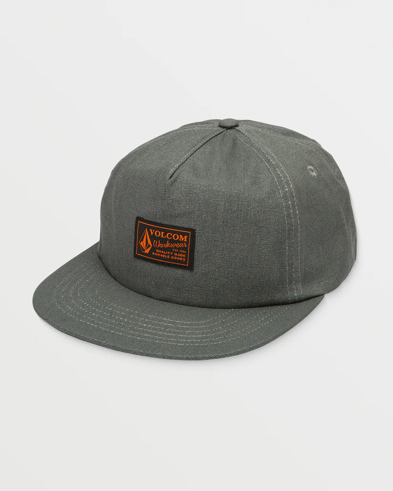 Load image into Gallery viewer, Volcom Men&#39;s Workwear Adj Cap Stealth D5512503_STH
