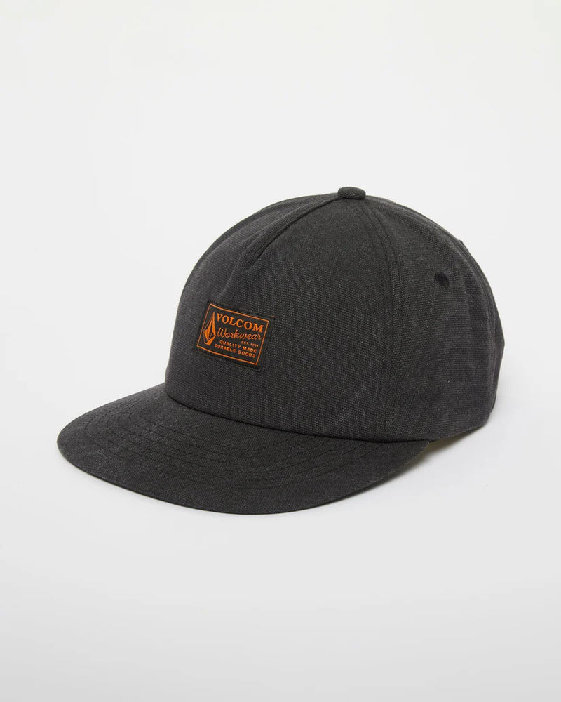 Load image into Gallery viewer, Volcom Unisex Workwear Adj Cap Antique Black D5512622_AQK
