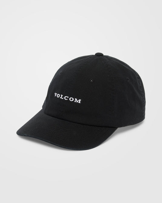 Volcom Kids' Full Stone Washed Adj Cap Black D5512630-BLK