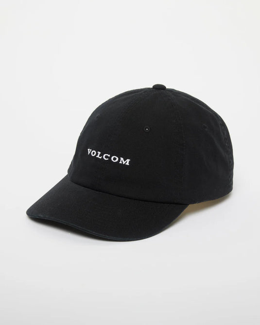 Volcom Unisex Full Stone Washed Adj Cap Black D5512630_BLK