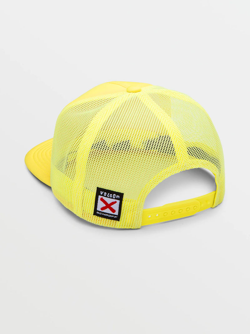 Load image into Gallery viewer, Volcom Men&#39;s Schroff X Volcom Cheese Hat Blazing Yellow D5522403-BZY
