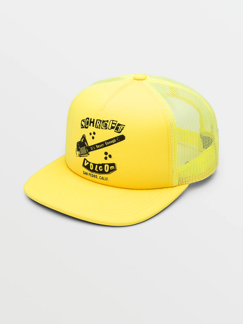 Load image into Gallery viewer, Volcom Men&#39;s Schroff X Volcom Cheese Hat Blazing Yellow D5522403-BZY
