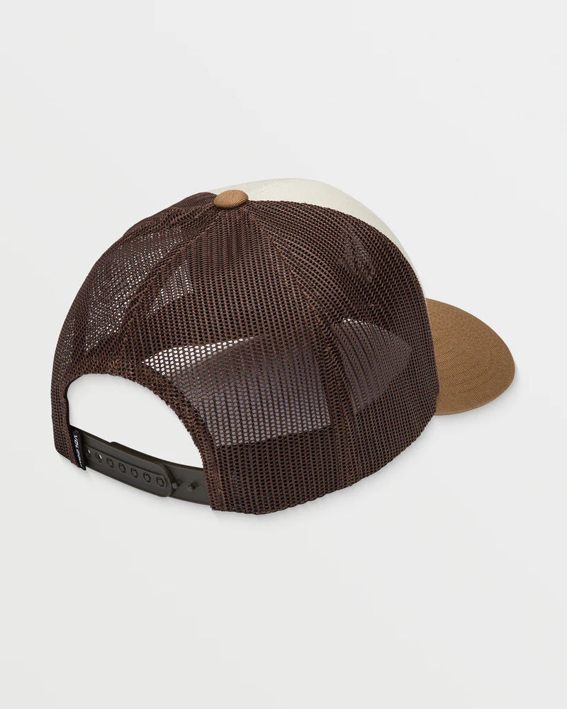 Load image into Gallery viewer, Volcom Men&#39;s Full Stone Cheese Cap Pale Khaki D5532411_PLK
