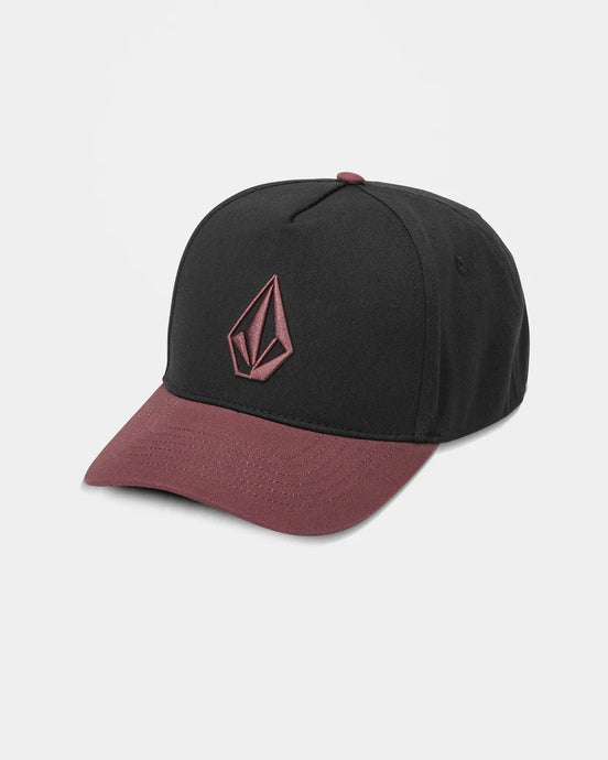Volcom Men's Embossed Stone Adj Cap Merlot D5532412_MER