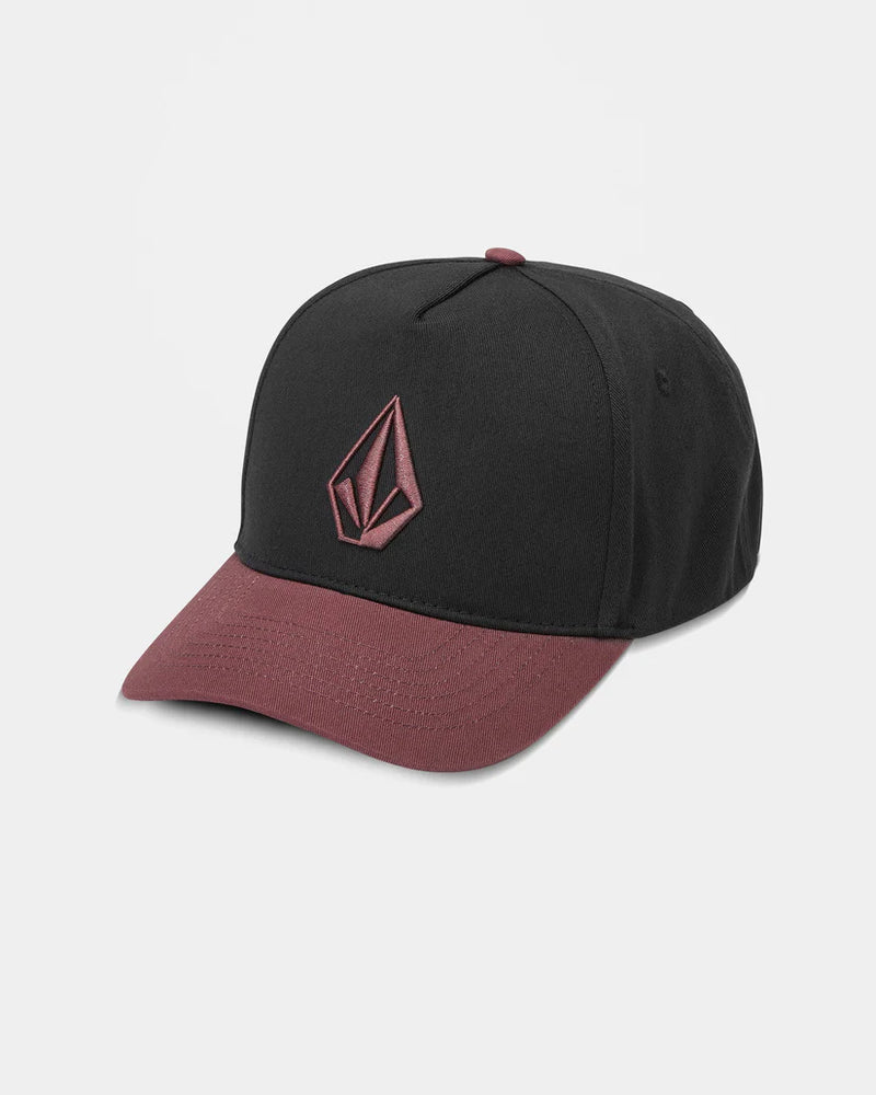 Load image into Gallery viewer, Volcom Men&#39;s Embossed Stone Adj Cap Merlot D5532412_MER
