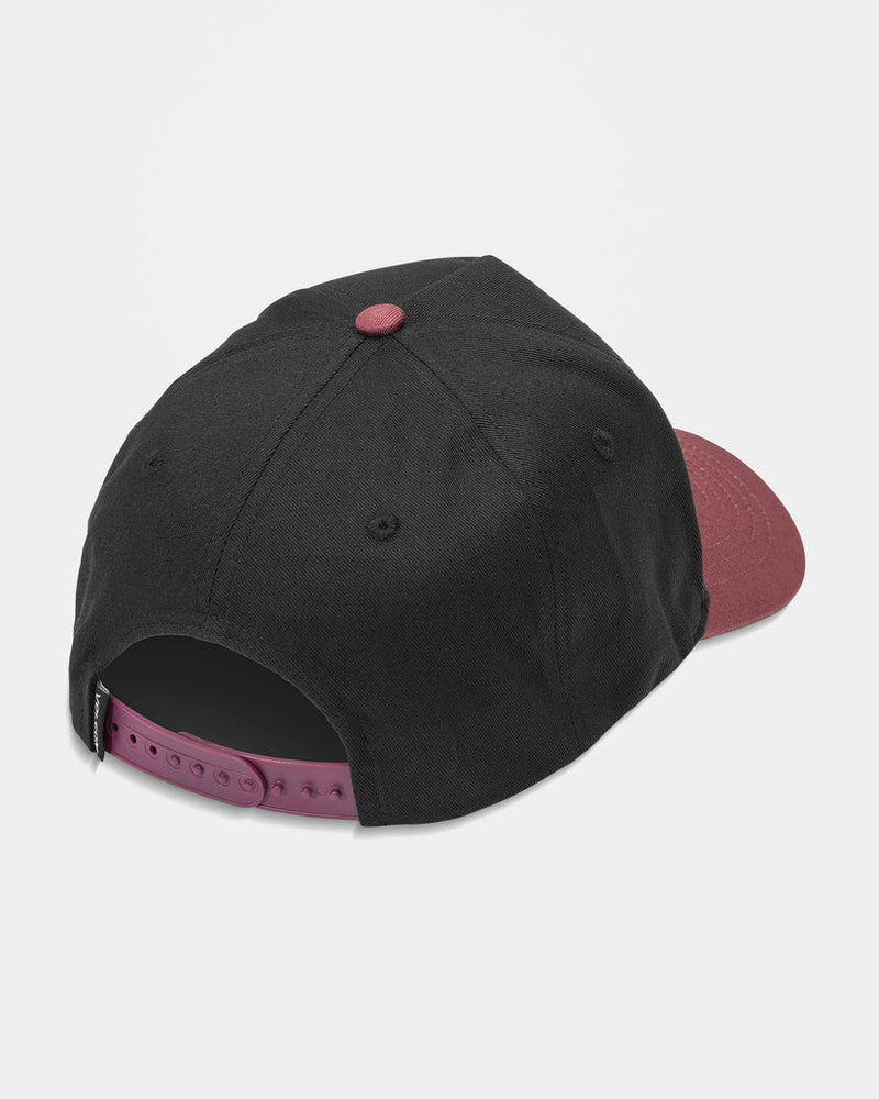 Load image into Gallery viewer, Volcom Men&#39;s Embossed Stone Adj Cap Merlot D5532412_MER
