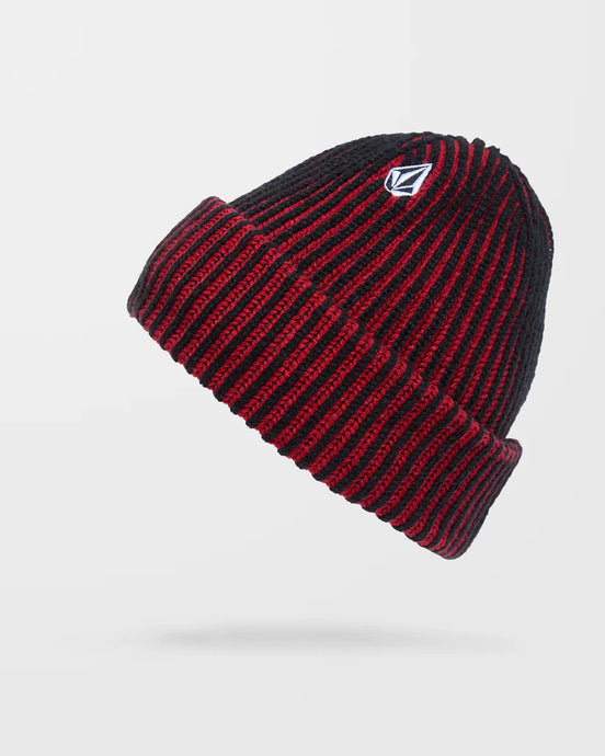 Volcom Unisex Full Stone Cuff Beanie Lifeguard Red D5832200-LRD