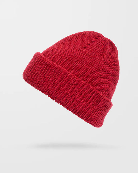 Volcom Unisex Full Stone Beanie Lifeguard Red D5832202-LRD