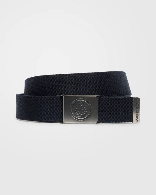 Volcom Unisex Circle Web Belt Navy D5912601-NVY