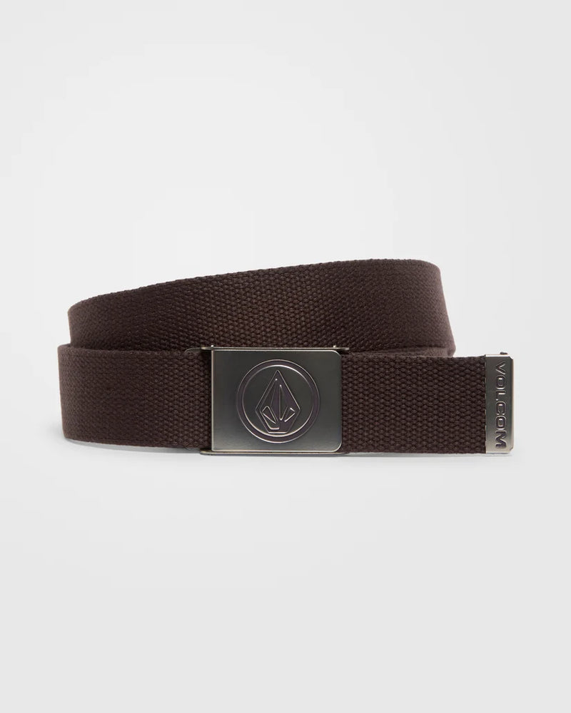 Load image into Gallery viewer, Volcom Unisex Circle Web Belt Raisin D5912601-RSN
