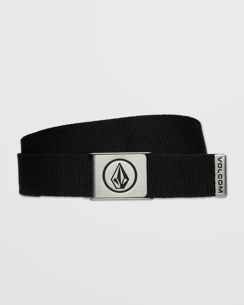 Load image into Gallery viewer, Volcom Men&#39;s Circle Web Belt Black D5932102_BLK
