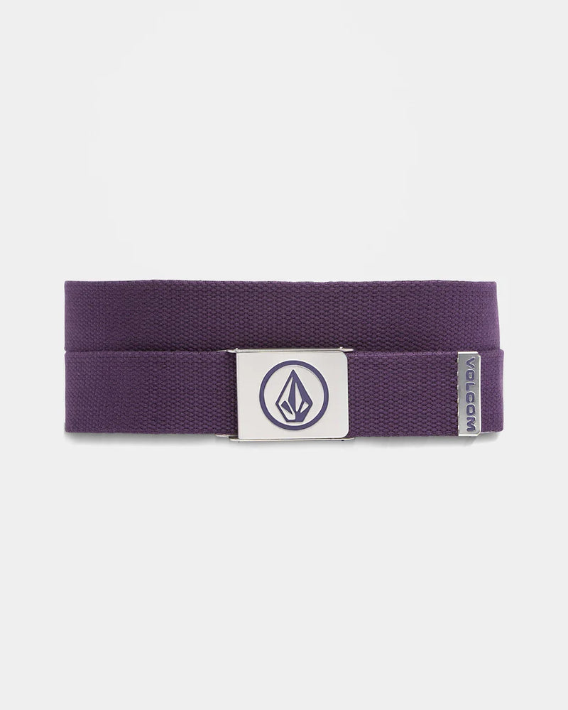 Load image into Gallery viewer, Volcom Men&#39;s Circle Web Belt Dark Purple D5932102_DPL
