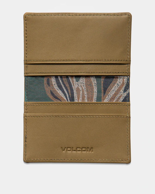 Volcom Men's Straight Up Cardholder Ermine D6032503_ERM
