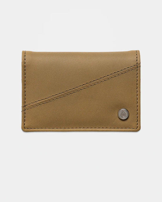Volcom Men's Straight Up Cardholder Ermine D6032503_ERM