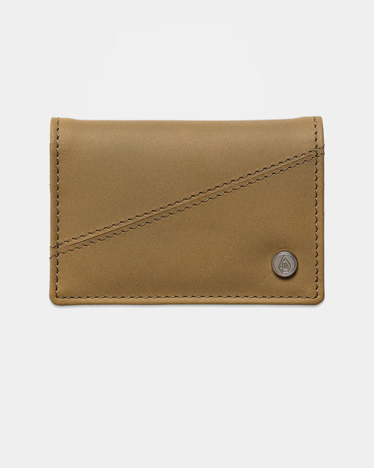 Volcom Men's Straight Up Cardholder Ermine D6032503_ERM