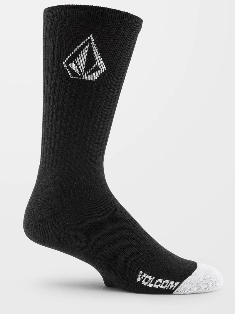 Load image into Gallery viewer, Volcom Full Stone Sock&#39;s (3 Pack) Black D6302004_BLK
