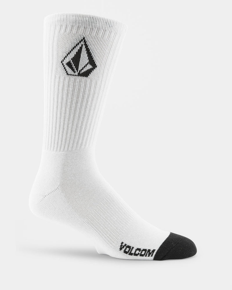 Load image into Gallery viewer, Volcom Full Stone 3 Pack Socks White D6302004_WHT
