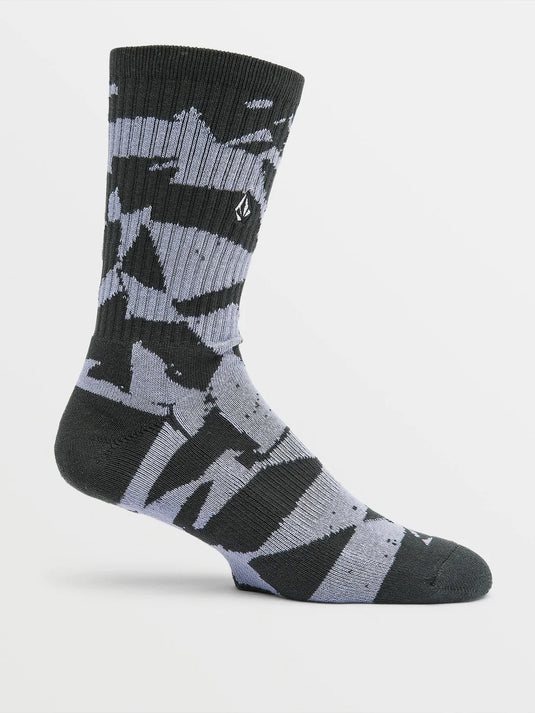 Volcom Men's Shred Stone Socks Violet Dust D6312403_DVI