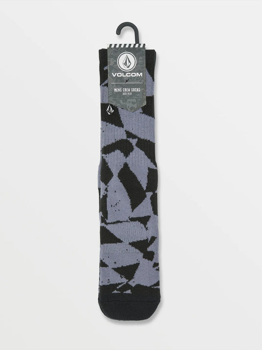 Volcom Men's Shred Stone Socks Violet Dust D6312403_DVI