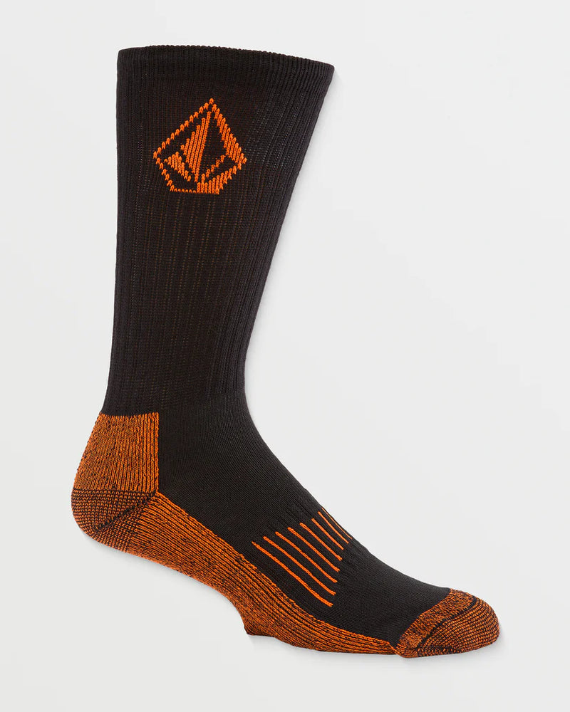 Load image into Gallery viewer, Volcom Workwear Socks (3 Pack) Black D6312501_BLK
