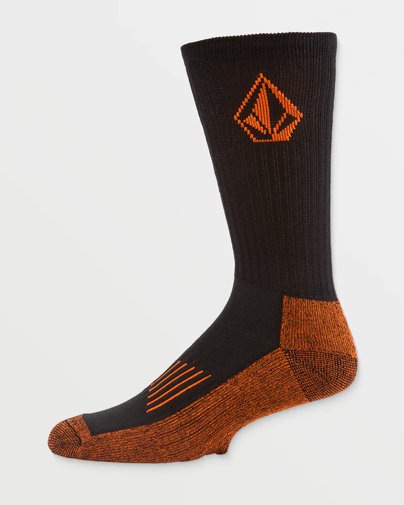 Load image into Gallery viewer, Volcom Workwear Socks (3 Pack) Black D6312501_BLK
