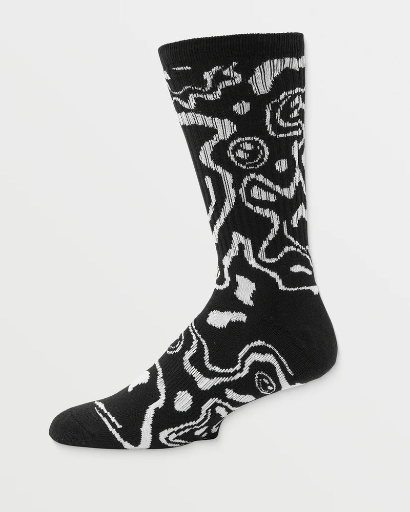 Load image into Gallery viewer, Volcom Men&#39;s Filip Rygalski Socks Black D6312503_BLK
