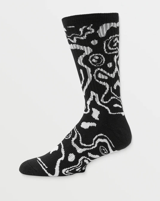 Volcom Men's Filip Rygalski Socks Black D6312503_BLK