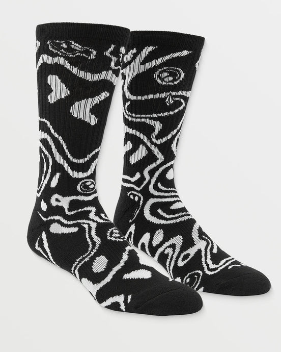 Volcom Men's Filip Rygalski Socks Black D6312503_BLK