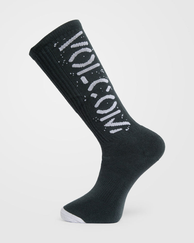 Load image into Gallery viewer, Volcom Men's Off The Krass SK8 Socks Castlerock D6312613-CSR
