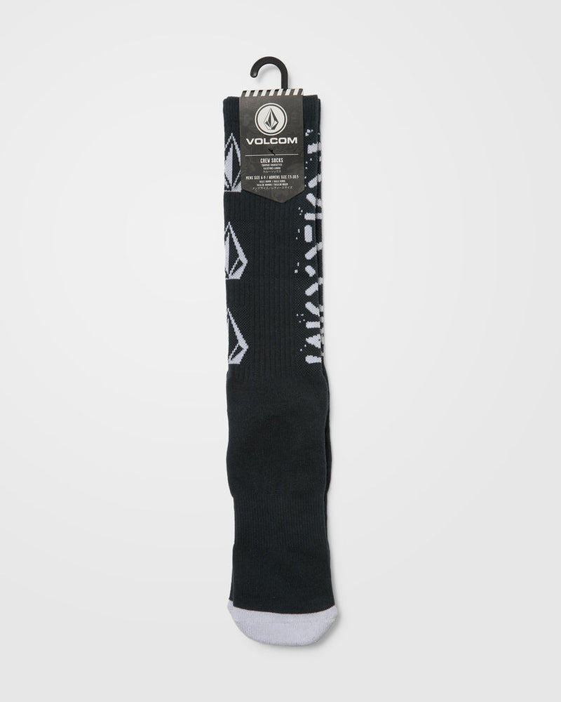 Load image into Gallery viewer, Volcom Men's Off The Krass SK8 Socks Castlerock D6312613-CSR
