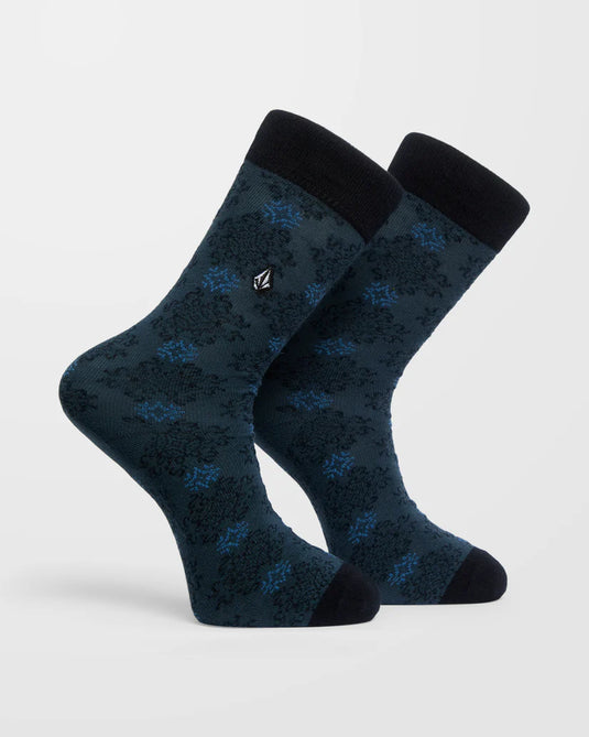Volcom Men's Mini Mark Dress Socks Multi D6312615_MLT
