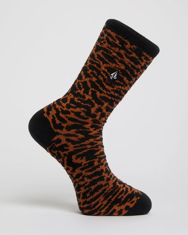 Load image into Gallery viewer, Volcom Men's Utopias Socks Brown Horn D6312617_BRH
