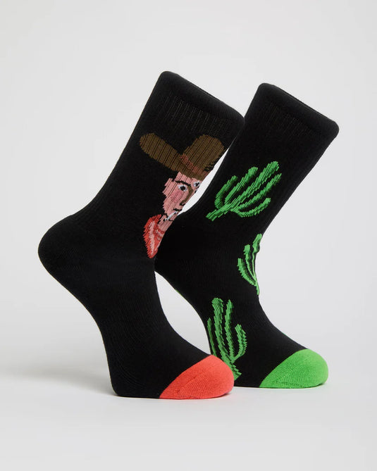 Volcom Men's Mickey Mason Socks (2 Pack) Multi D6312619_MLT